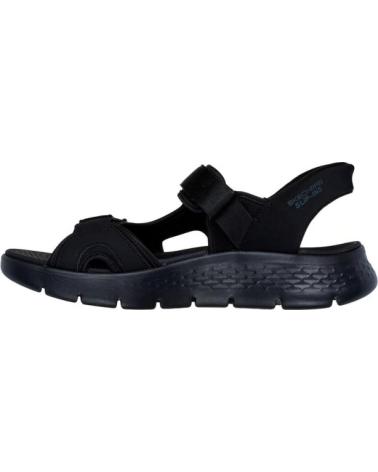 SKECHERS SANDALIAS GO WALK FLEX SANDAL EASY ENTRY 229210-BKLKM NEGRO
