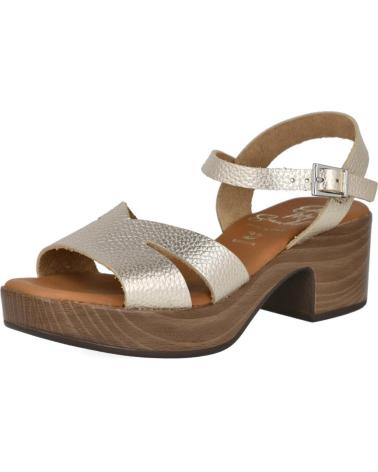 OH MY SANDALS OH MY SANDALS 5921 SANDALIAS DE TACÓN BAJO Y PLATAFORMA CHAMPAGNE