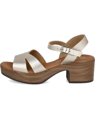 OH MY SANDALS OH MY SANDALS 5921 SANDALIAS DE TACÓN BAJO Y PLATAFORMA CHAMPAGNE
