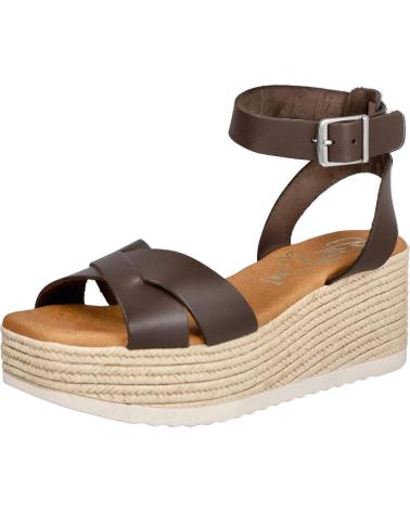 OH MY SANDALS SANDALIAS OH MY SANDALS 5445 CON PLATAFORMA MARRON