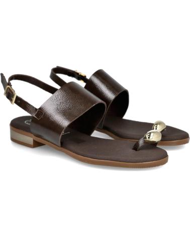 OH MY SANDALS SANDALIAS PLANAS OH MY SANDALS 5862 CON DETALLE DE ANILLO MARRON