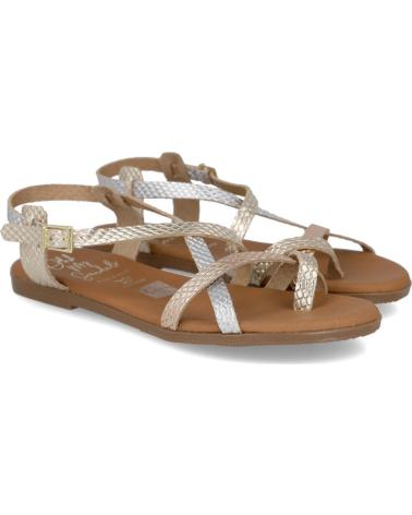 OH MY SANDALS SANDALIAS PLANAS DE DEDO 5807 CHAMPAGNE