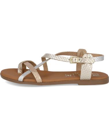 OH MY SANDALS SANDALIAS PLANAS DE DEDO 5807 CHAMPAGNE