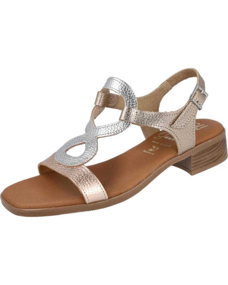 OH MY SANDALS OH MY SANDALS 5893 SANDALIAS DE TACÓN BAJO COMBINADAS CAVA