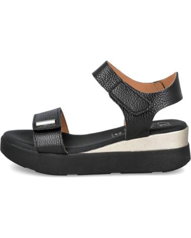OH MY SANDALS SANDALIAS 5965 CON PLATAFORMA Y CIERRE ADHESIVO NEGRO