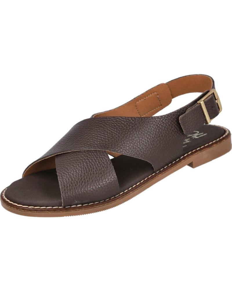 OH MY SANDALS OH MY SANDALS 5831 SANDALIAS PLANAS CRUZADAS MARRON