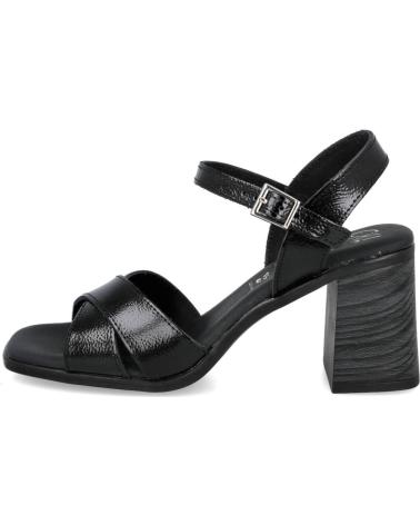 OH MY SANDALS SANDALIAS 5908 CRUZADAS DE TACÓN ALTO NEGR0