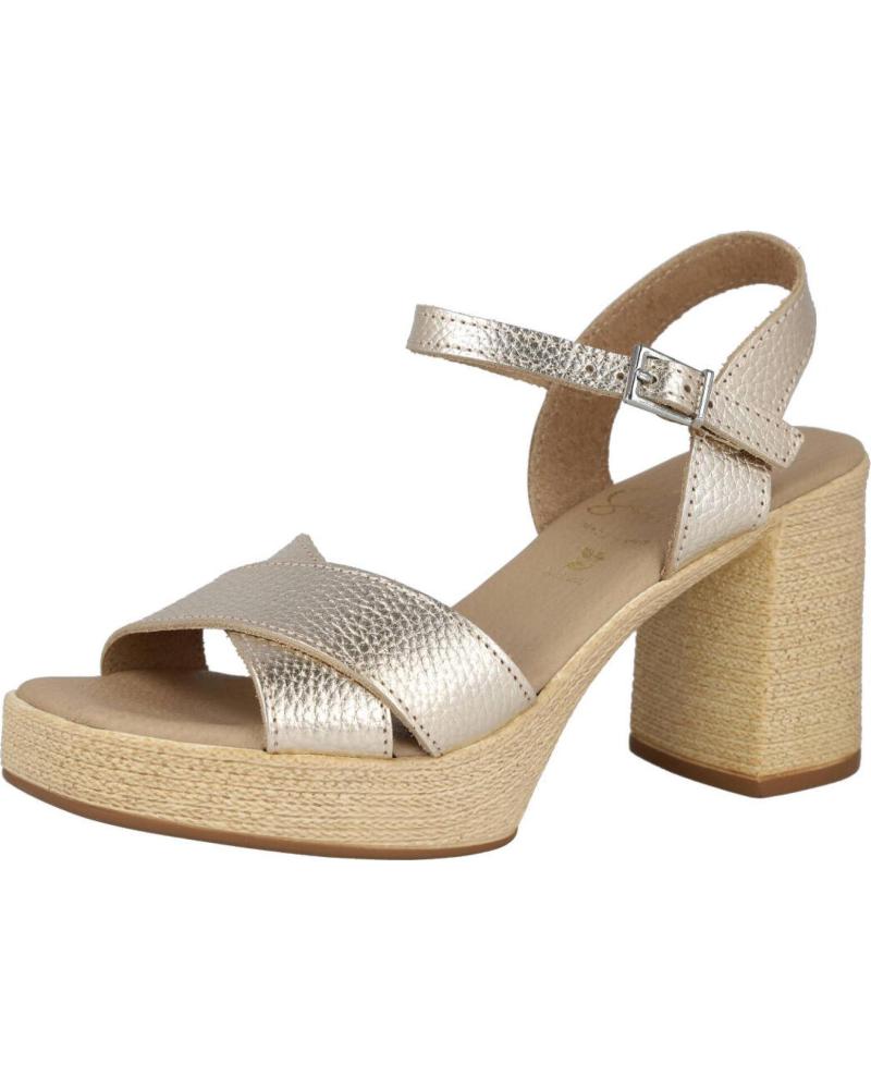 OH MY SANDALS 5731 SANDALIAS DE TACON Y PLATAFORMA MUJER CHAMPAGNE