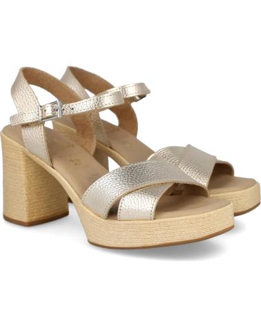 OH MY SANDALS 5731 SANDALIAS DE TACON Y PLATAFORMA MUJER CHAMPAGNE