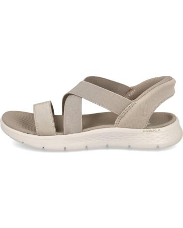 SKECHERS SANDALIA SLIP-INS GO WALK FLEX 141489 TAUPE
