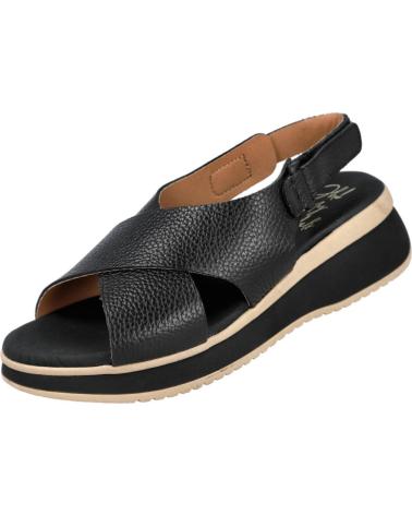 OH MY SANDALS SANDALIAS 5943 CON TIRAS CRUZADAS Y PLATAFORMA NEGRO