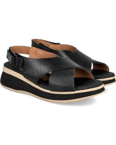 OH MY SANDALS SANDALIAS 5943 CON TIRAS CRUZADAS Y PLATAFORMA NEGRO