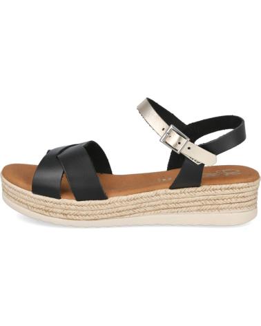OH MY SANDALS OH MY SANDALS 5693 SANDALIAS CON PLATAFORMA Y CIERRE DE HEBILLA NEGR0