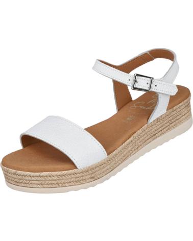 OH MY SANDALS OH MY SANDALS 6111 SANDALIAS PLATAFORMA PIEL BLANCO