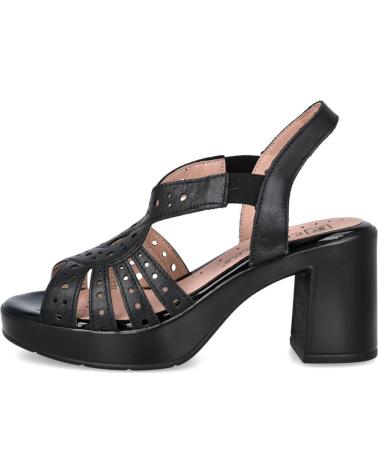 PITILLOS SANDALIAS 20323 CON TACÓN Y PLATAFORMA NEGRO