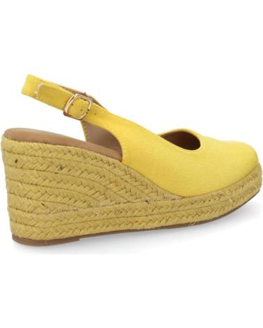 SPORT3PUNTO0 ALPARGATAS DE CUÑA EN LONA AMARILLO VARIOS COLORES