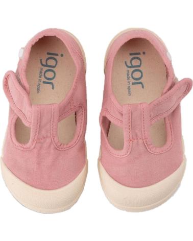 IGOR SHOES EN COLOR PARA BEBE ROSA