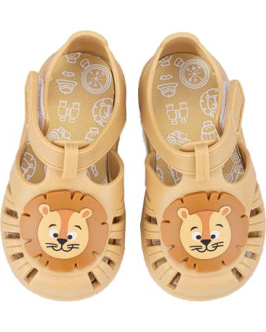 IGOR SANDALIAS CANGREJERAS BAREFOOT CON DETALLE DE LEÓN AMARILLO