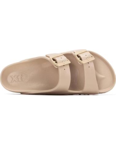 XTI CHANCLA MUJER PLANO 145138 BEIGE