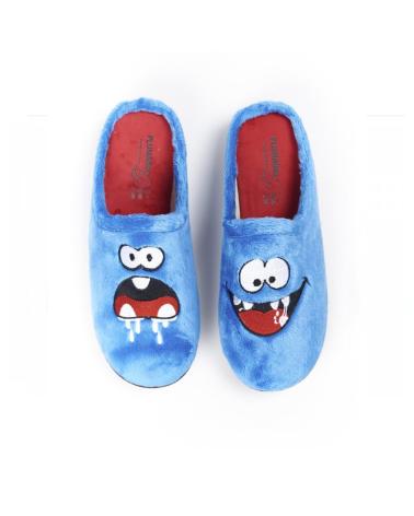 Woman and Man House slipers PLUMAFLEX - ZAPATILLA SONRISAS  ROYAL