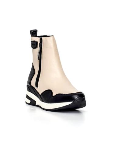 Scarpe sport OTRAS MARCAS  per Donna D´ANGELA - BOTIN COMBINADO  BEIG
