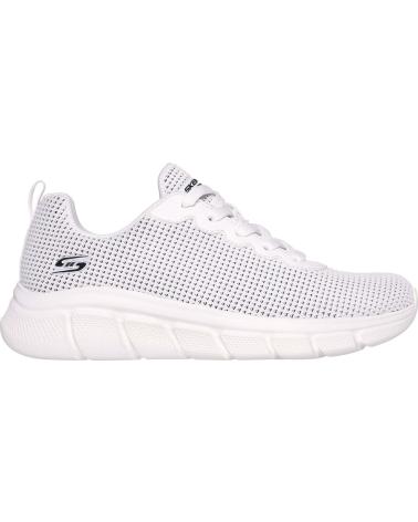 SKECHERS ZAPATILLAS 117346W EN BLANCO PARA MUJER WHITE KNIT