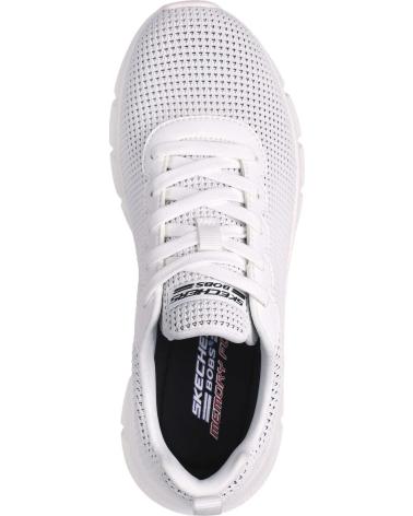 SKECHERS ZAPATILLAS 117346W EN BLANCO PARA MUJER WHITE KNIT