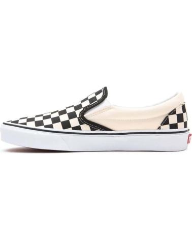 SNEAKERS SLIP-ON CHECKERBOARD WHITE