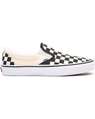 SNEAKERS SLIP-ON CHECKERBOARD WHITE