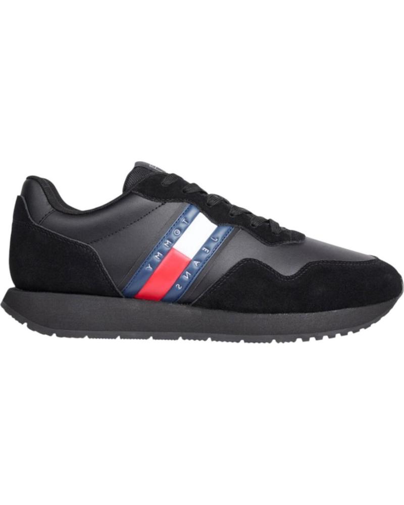 TOMMY JEANS TOMMY JEANS ZAPATILLAS URBANAS LOGO CONTRASTANTE NEGRO
