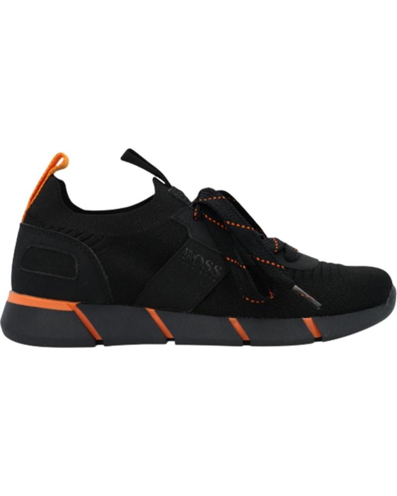 BOSS - ZAPATILLAS NEGRAS PARA NINO NEGRO