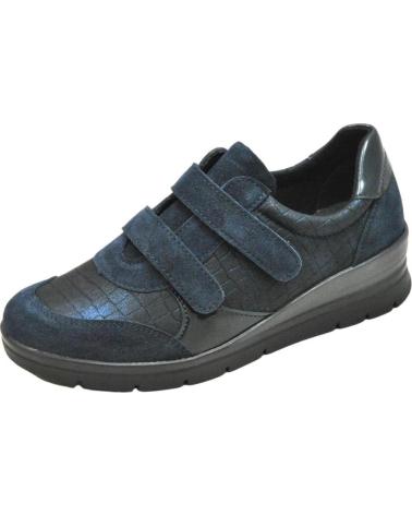 Zapatillas deporte LUMEL  de Mujer – SNEAKER DEPORTIVO URBANO APERTURA VELCRO PLANTILL  BLUE 1032-BLUE RINO-SPEC