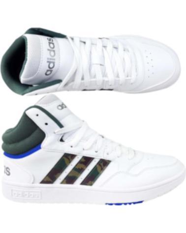 Scarpe sport ADIDAS  per Uomo GY4767 HOOPS 3 0 MID  BLANCO