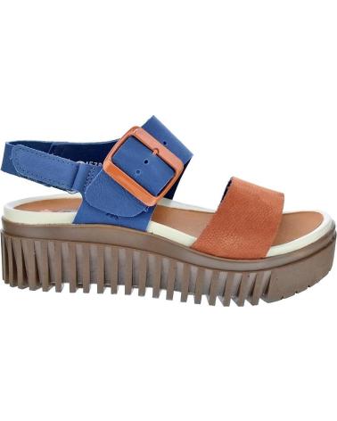ART COMPANY SANDALIAS BRIGHTON CON PLATAFORMA DENTADA AZUL
