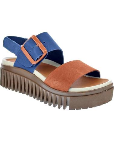 ART COMPANY SANDALIAS BRIGHTON CON PLATAFORMA DENTADA AZUL