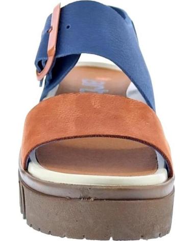 ART COMPANY SANDALIAS BRIGHTON CON PLATAFORMA DENTADA AZUL
