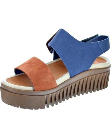 ART COMPANY SANDALIAS BRIGHTON CON PLATAFORMA DENTADA AZUL