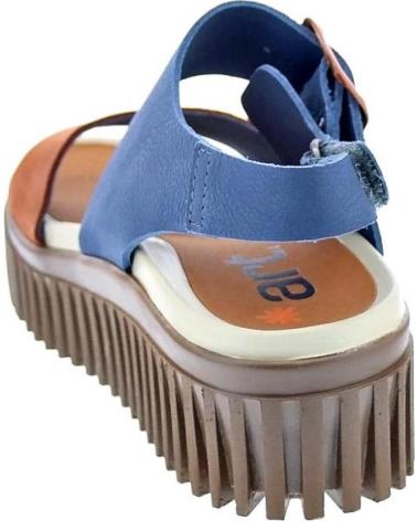 ART COMPANY SANDALIAS BRIGHTON CON PLATAFORMA DENTADA AZUL
