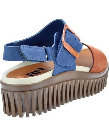 ART COMPANY SANDALIAS BRIGHTON CON PLATAFORMA DENTADA AZUL