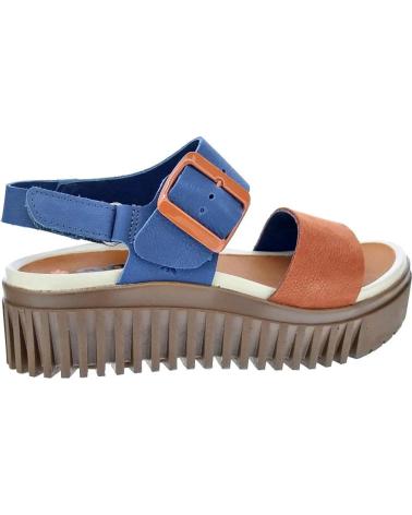 ART COMPANY SANDALIAS BRIGHTON CON PLATAFORMA DENTADA AZUL
