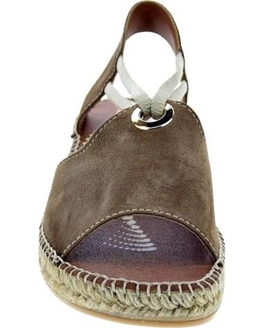 VIGUERA ZAPATOS ZAPATOS MUJER ALPARGATAS MODELO VITELO COLOR MARRON MARRóN