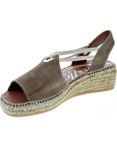VIGUERA ZAPATOS ZAPATOS MUJER ALPARGATAS MODELO VITELO COLOR MARRON MARRóN