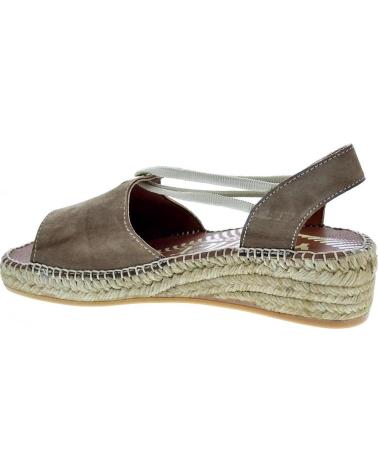 VIGUERA ZAPATOS ZAPATOS MUJER ALPARGATAS MODELO VITELO COLOR MARRON MARRóN