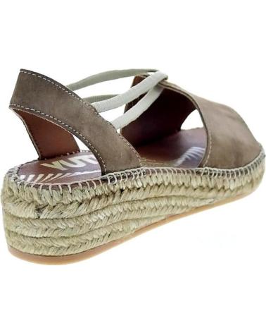VIGUERA ZAPATOS ZAPATOS MUJER ALPARGATAS MODELO VITELO COLOR MARRON MARRóN