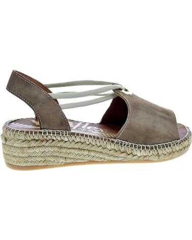 VIGUERA ZAPATOS ZAPATOS MUJER ALPARGATAS MODELO VITELO COLOR MARRON MARRóN