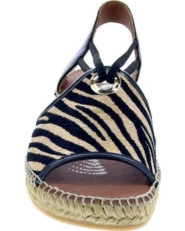 VIGUERA ZAPATOS ZAPATOS MUJER ALPARGATAS MODELO CEBRA COLOR NEGRO