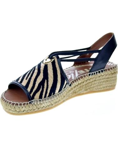 VIGUERA ZAPATOS ZAPATOS MUJER ALPARGATAS MODELO CEBRA COLOR NEGRO