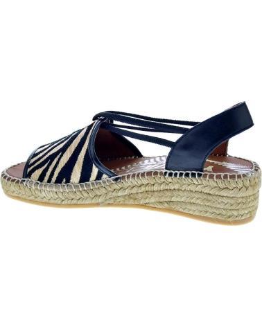 VIGUERA ZAPATOS ZAPATOS MUJER ALPARGATAS MODELO CEBRA COLOR NEGRO
