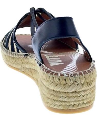 VIGUERA ZAPATOS ZAPATOS MUJER ALPARGATAS MODELO CEBRA COLOR NEGRO