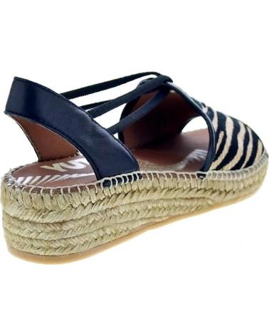 VIGUERA ZAPATOS ZAPATOS MUJER ALPARGATAS MODELO CEBRA COLOR NEGRO